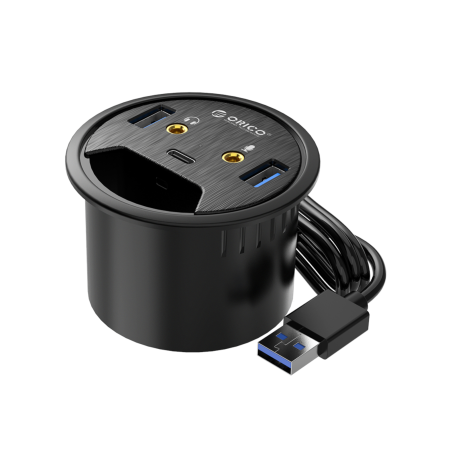 Hub Passe-Câble De Bureau USB 3.0 DESK-2U1C - ORICO photo 1