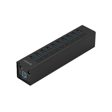 Hub USB 3.0 10 Ports Aluminium - Noir - ORICO photo 1