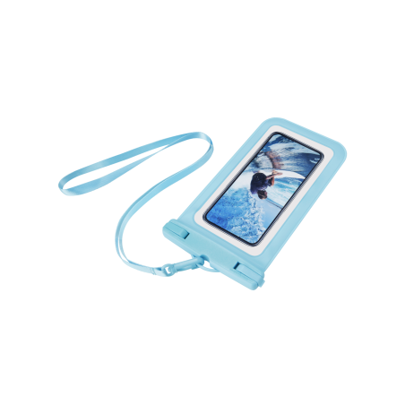 Pochette étanche IPX8 smartphone universel jusqu\'à 6.5 pouces - bleu photo 2