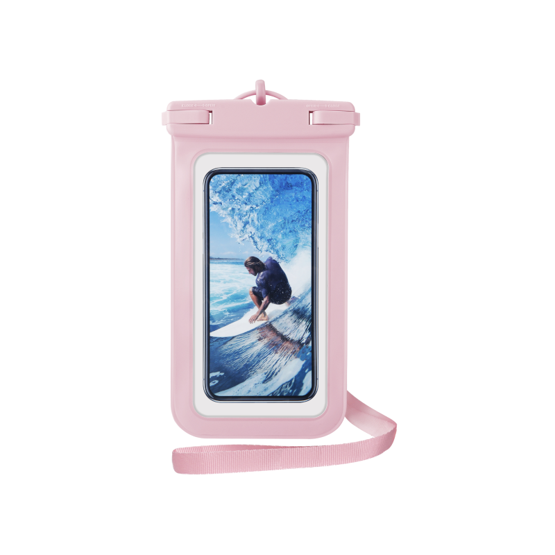 Pochette Étanche IPX8 Smartphones Universels Jusqu\'à 6,5 Pouces - Rose photo 1