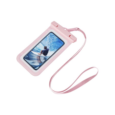 Pochette Étanche IPX8 Smartphones Universels Jusqu\'à 6,5 Pouces - Rose photo 3