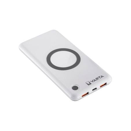 PowerBank Wireless 10000mAh - Blanc - Varta photo 2