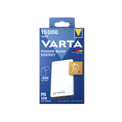 Power Bank 15.000mAh Appareils Mobiles - Blanc - VARTA photo 3