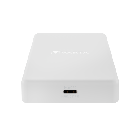 PowerBank Mag Pro Magnétique 5.000mAh - Compatible Magsafe Et Qi - Blanc - Varta photo 3