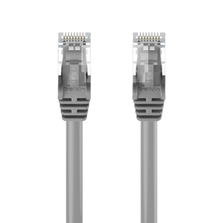 Câble Ethernet CAT6 10 mètres - Gris - Belkin photo 2