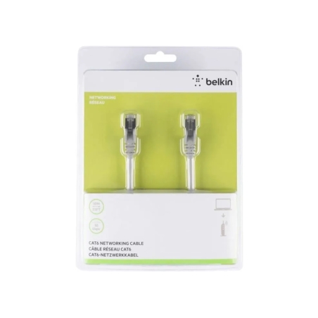 Câble Ethernet CAT6 10 mètres - Gris - Belkin photo 4