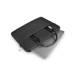 Sacoche Laptop Minimalist Pro 15,6 Pouces - Noir - WiWU photo 2