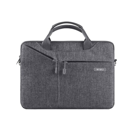 Sacoche Laptop Walker Elite Ordinateur Portable 15.6 Pouces - Gris - WiWU photo 1