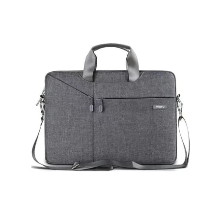 Sacoche Laptop Walker Elite Ordinateur Portable 15.6 Pouces - Gris - WiWU photo 2