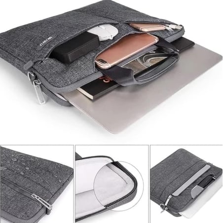 Sacoche Laptop Walker Elite Ordinateur Portable 15.6 Pouces - Gris - WiWU photo 4