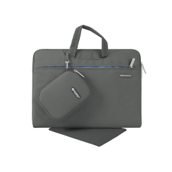 Sacoche Laptop Campus Ordinateur Portable 15.4 Pouces - Gris - WiWU photo 1