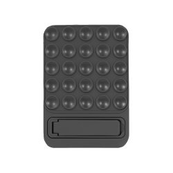 Support Téléphone Voiture Ventouse - Smartphone Universel - Gris Foncé photo 1