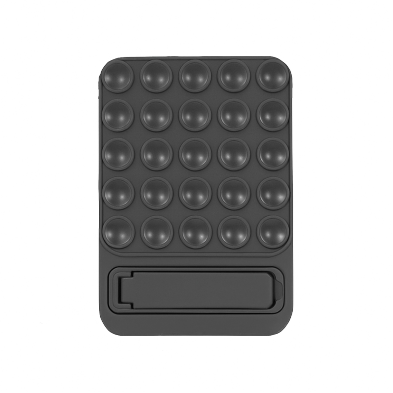 Support Téléphone Voiture Ventouse - Smartphone Universel - Gris Foncé photo 1