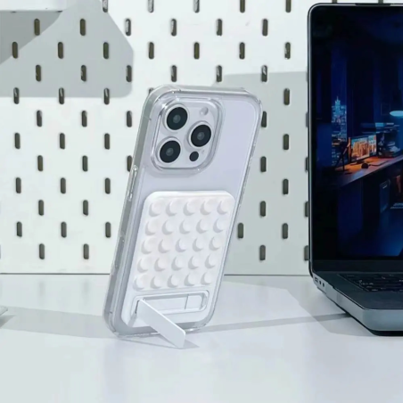 Support Téléphone Voiture Ventouse Smartphones Universel - Blanc photo 2