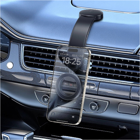 Support Voiture Magnétique Smartphone Compatible MagSafe - WiWU photo 3