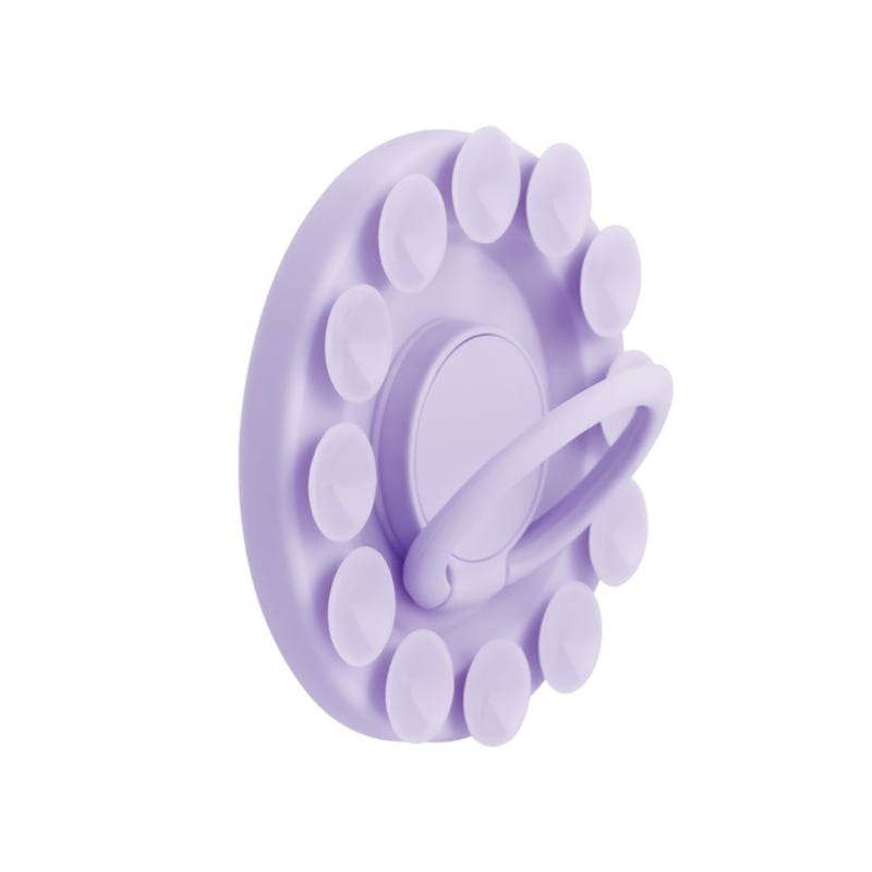 Support Bague Ventouse MagSafe iPhone MagSafe - Violet photo 1