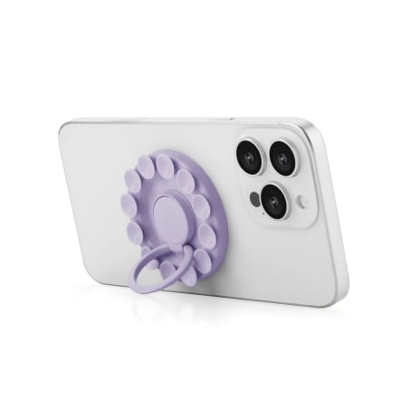 Support Bague Ventouse MagSafe iPhone MagSafe - Violet photo 2