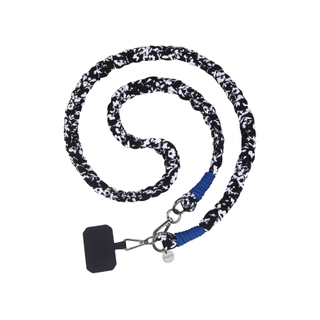 Cordon Téléphone Tressé Della - Universel - Noir photo 1