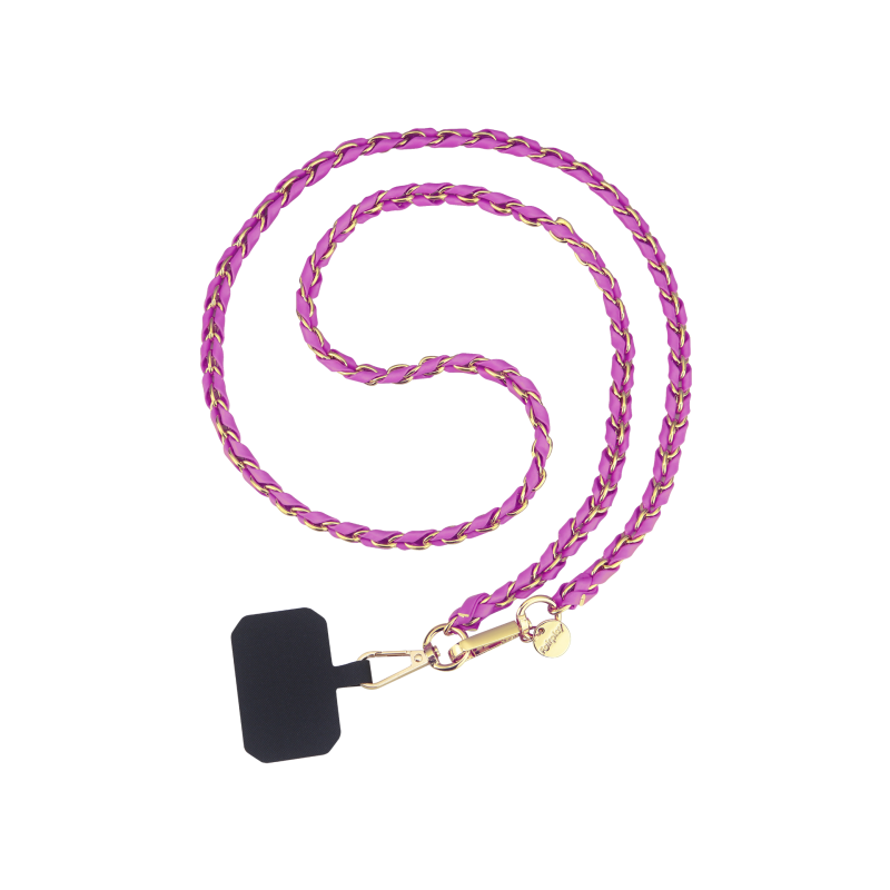 Chaîne longue Lou - Fuchsia photo 1