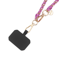 Chaîne longue Lou - Fuchsia photo 4