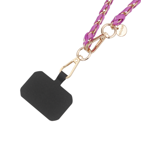 Chaîne longue Lou - Fuchsia photo 4