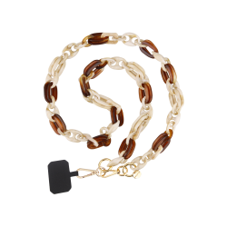 Chaîne longue Andy - Beige photo 1