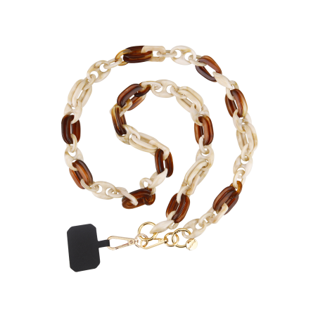 Chaîne longue Andy - Beige photo 1