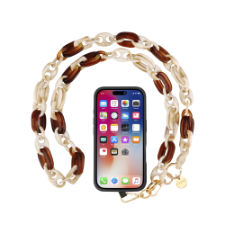 Chaîne longue Andy - Beige photo 3