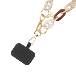 Chaîne longue Andy - Beige photo 4