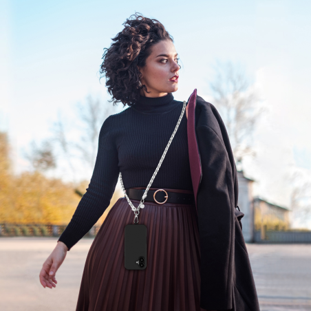 Chaîne longue Lou - Argent photo 6