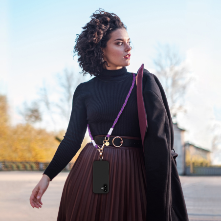 Chaîne longue Doha - Violet photo 6