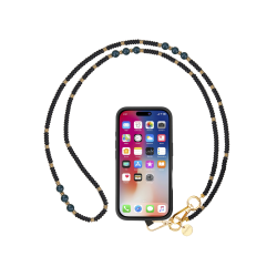 Chaîne longue Iris - Noire photo 3