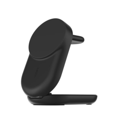 Station de recharge magnétique pliable UltraCharge 3-en-1 iPhone, Apple Watch et AirPods - Noir - Belkin photo 1