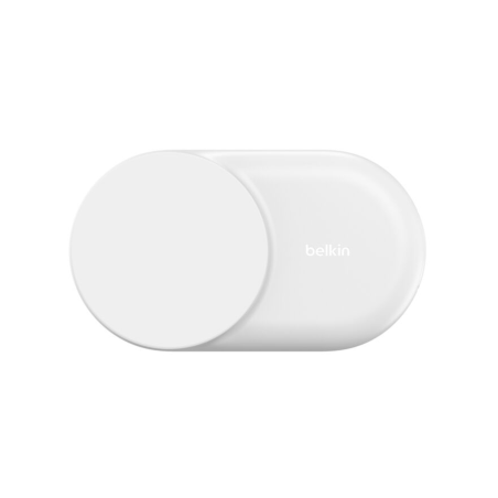 Station de Recharge Magnétique 2-en-1 Qi2 25W iPhone & AirPods - Blanc - Belkin photo 5