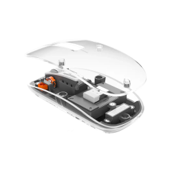 Souris Magnétique Crystal Triple Mode - Multi-Appareils - Transparent - WiWU photo 2