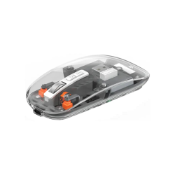 Souris Magnétique Crystal Triple Mode - Multi-Appareils - Transparent - WiWU photo 3