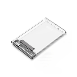 Boîtier externe Orico 2.5 USB 3.0 - Disque dur et SSD 2.5 pouces - Transparent photo 1