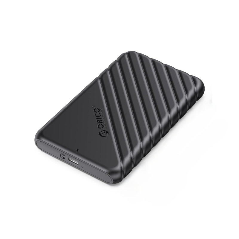 Boîtier externe Orico 2.5\" usb-c - Disque dur 2.5 pouces sata - Noir photo 1
