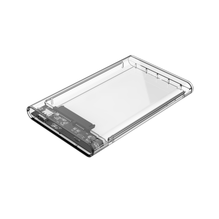 Boîtier Externe Orico 2.5 Pouces Usb-c - Disques Durs Ssd Sata - Transparent photo 1