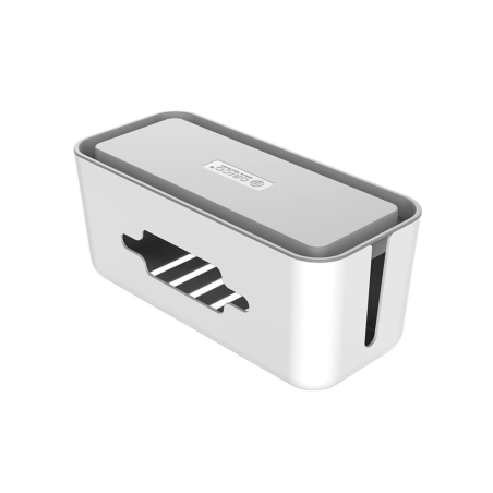 Boîte De Rangement Câbles Multiprises Et Câbles - Blanc photo 2