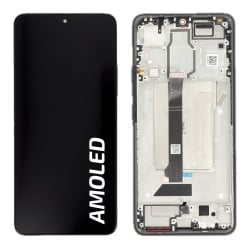 Ecran avec châssis Xiaomi Poco F6 - Origine Xiaomi - Noir photo 0