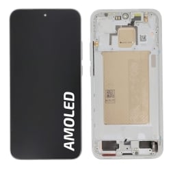 Ecran avec châssis Poco F7 5G - Origine Xiaomi - Argent photo 0