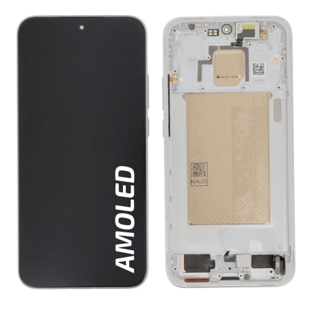 Ecran avec châssis Poco F7 5G - Origine Xiaomi - Argent photo 0