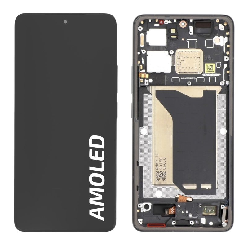 Ecran avec châssis Poco F7 Ultra - Origine reconditionné - Noir photo 2