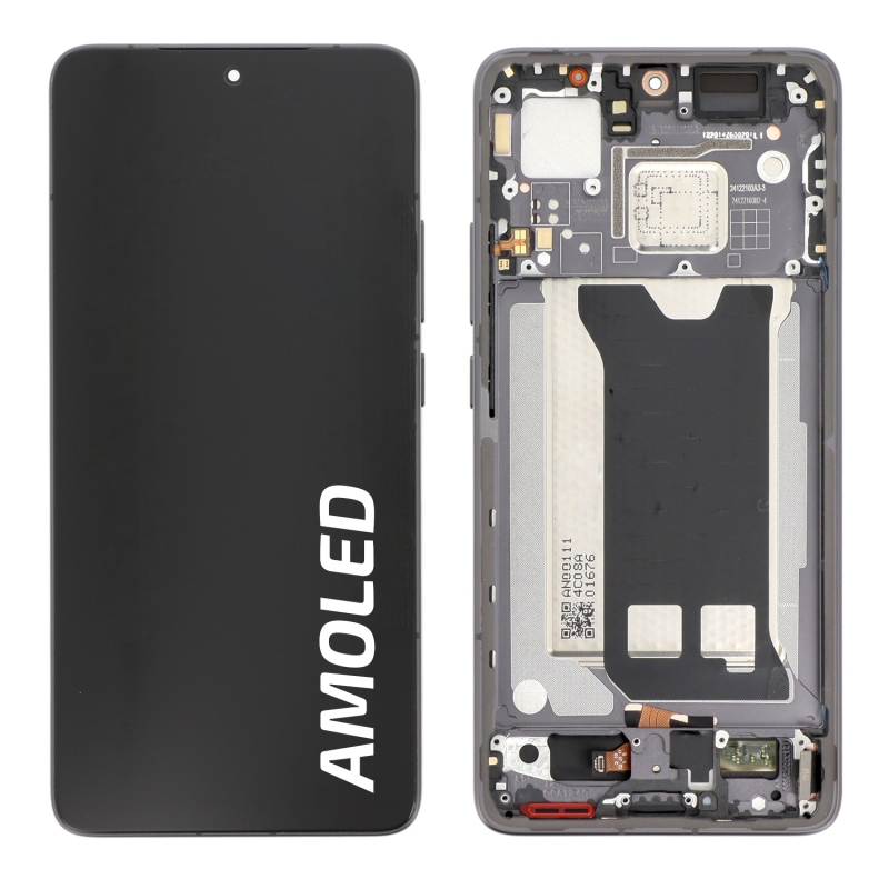 Ecran avec châssis Poco F7 Pro 5G - Origine reconditionné - Noir photo 1