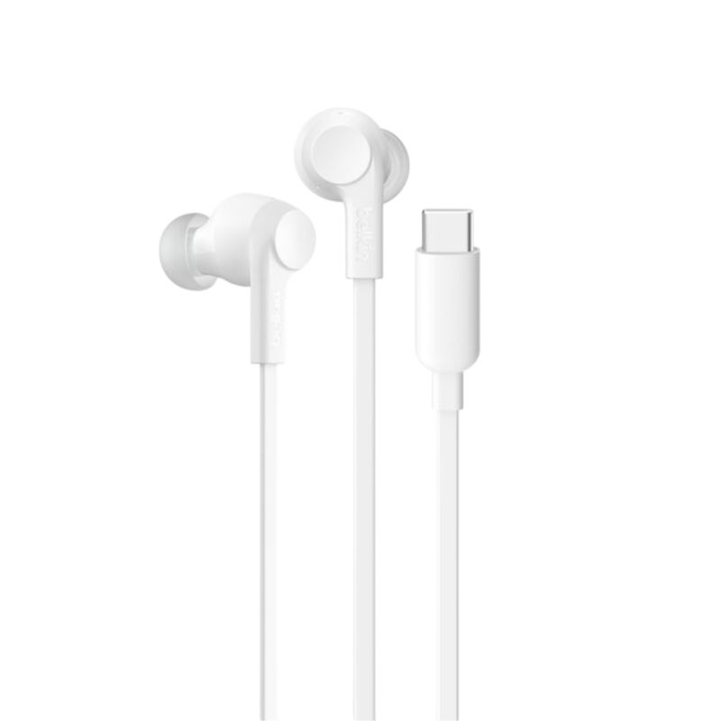 Ecouteurs SoundForm filaire USB-C - Blanc - Belkin