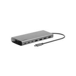 Hub Connect cniversel USB-C 8-en-1 double affichage - Belkin