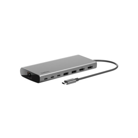 Hub Connect cniversel USB-C 8-en-1 double affichage - Belkin