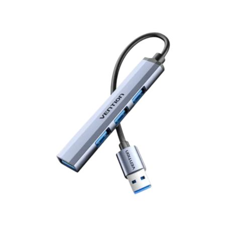 Mini Hub USB 3.0 4 en 1 - Gris - Vention