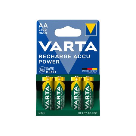 Pack 4 Piles Rechargeables AA 2100 mAh - Varta